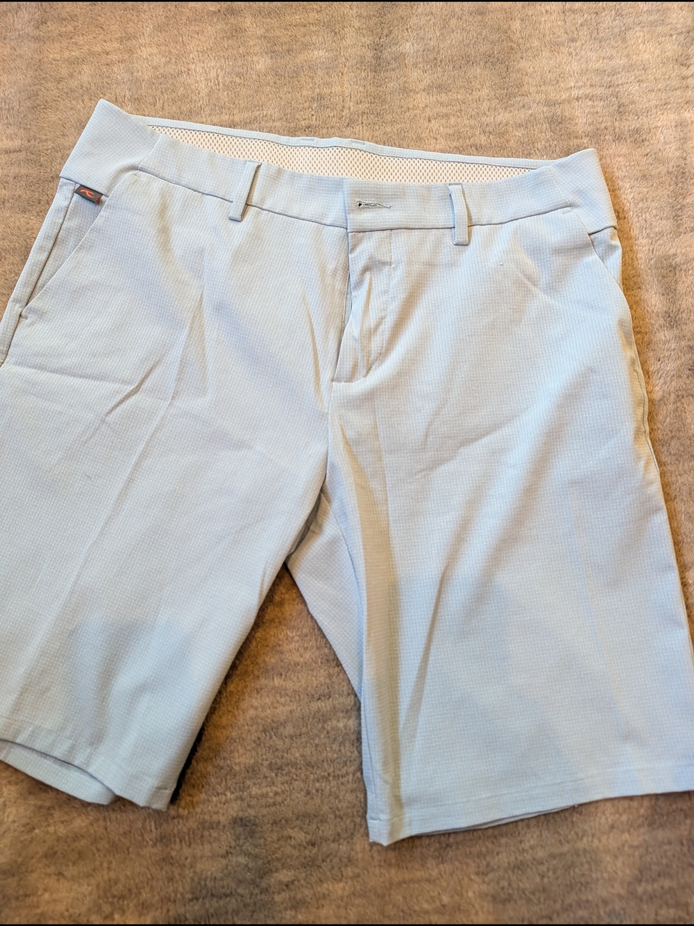 Men's KJUS Light Blue Performance Shorts - 34